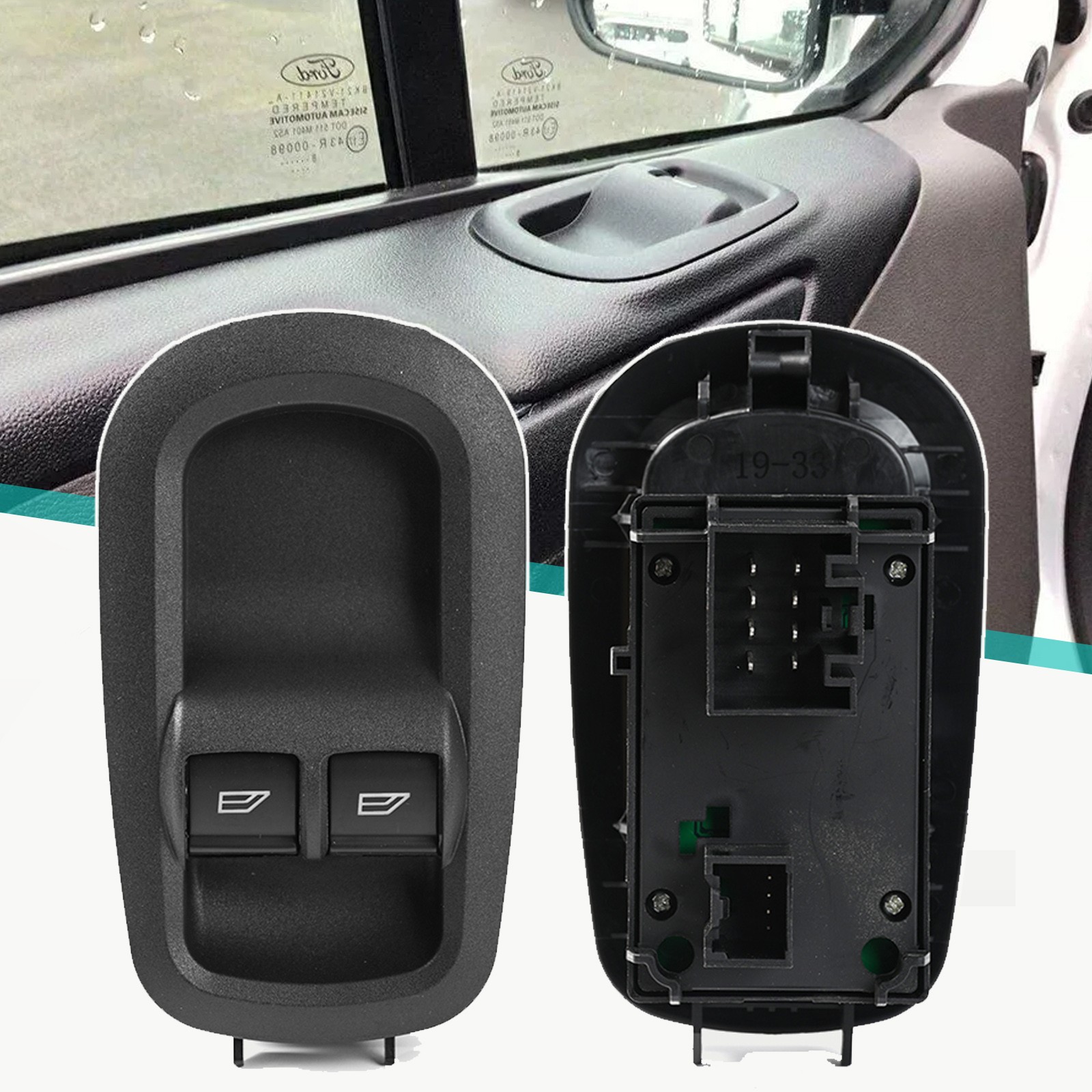 Power Window Switch Control 2 Door for 2014-2019 Ford Transit MK8 Custom 2029885