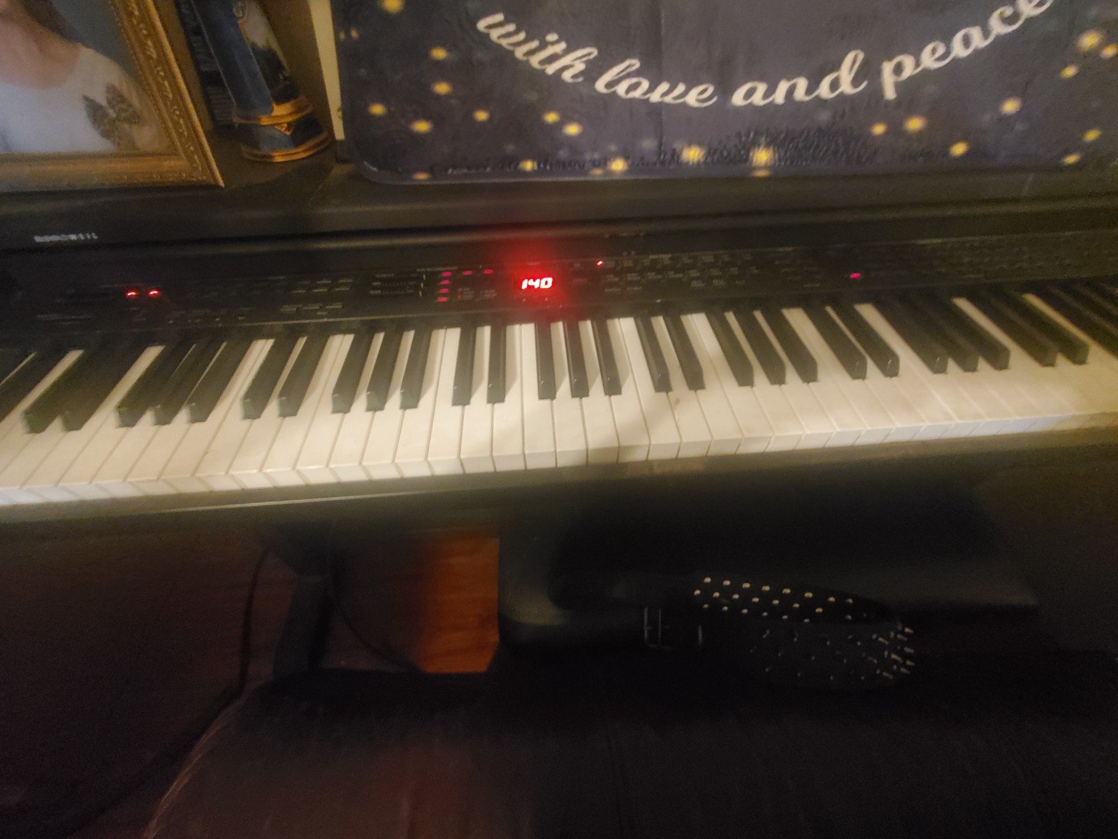 Kurzweil Mark 10 Grand Ensembly Digital Piano With Original Bench