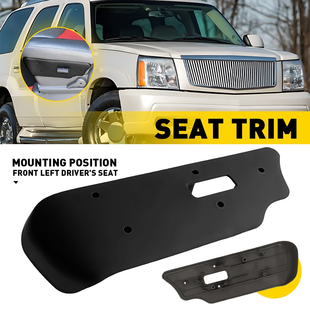 Front Left Seat Control Switch Bezel Cover For 03-06 Silverado /Sierra 1500 3500