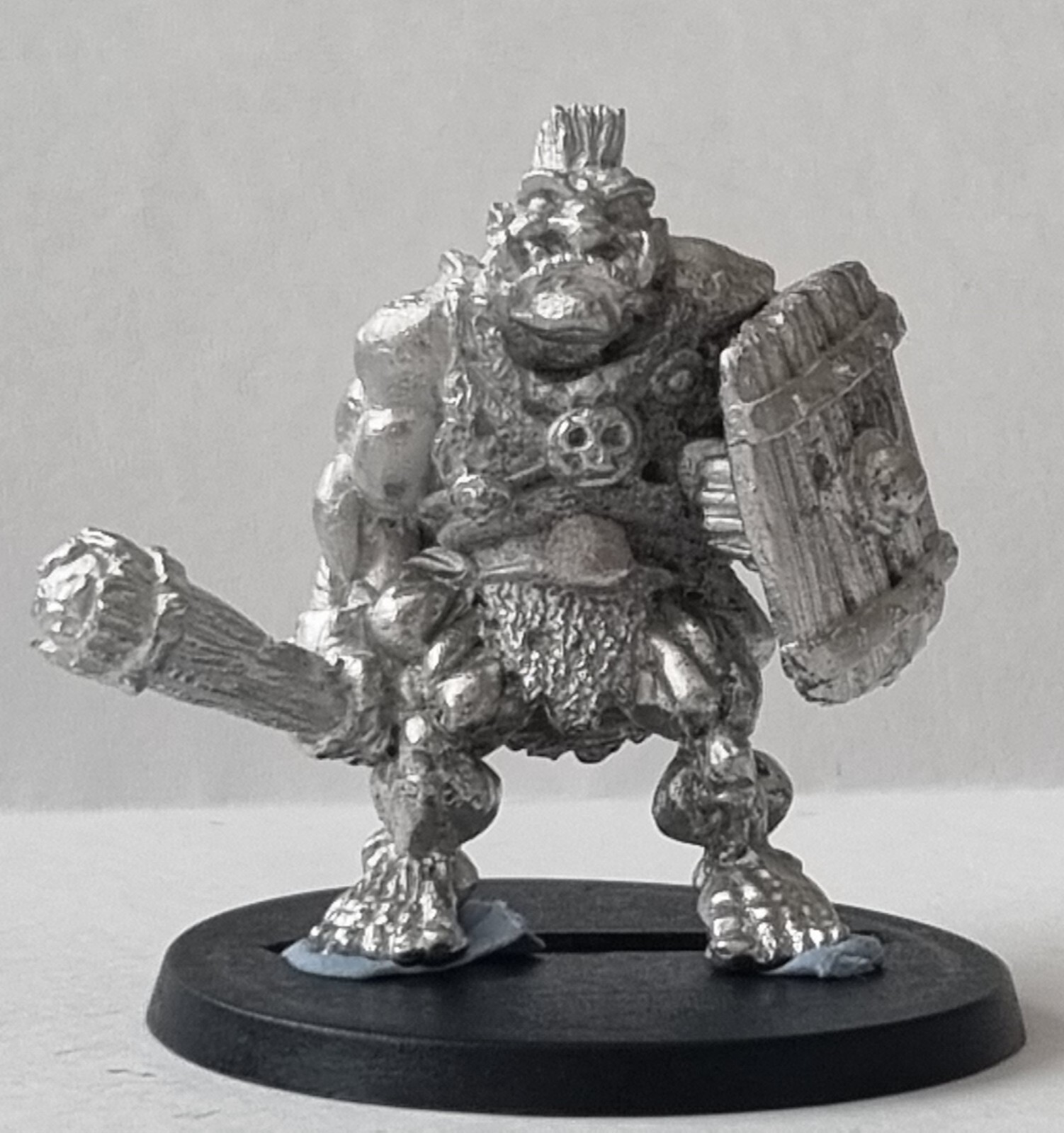 Fantasy Ogre Fighter A Fan Sculpt for RPG Tabletop Games Oldhammer Type