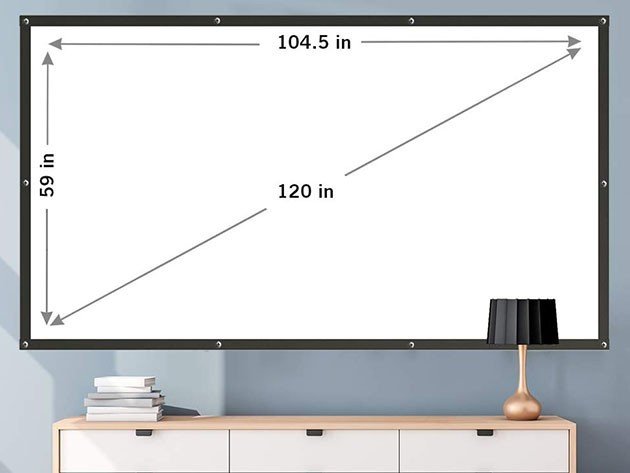 TaoTronics Foldable 120 inch Projection Screen Model: TT-HP024 New in Box