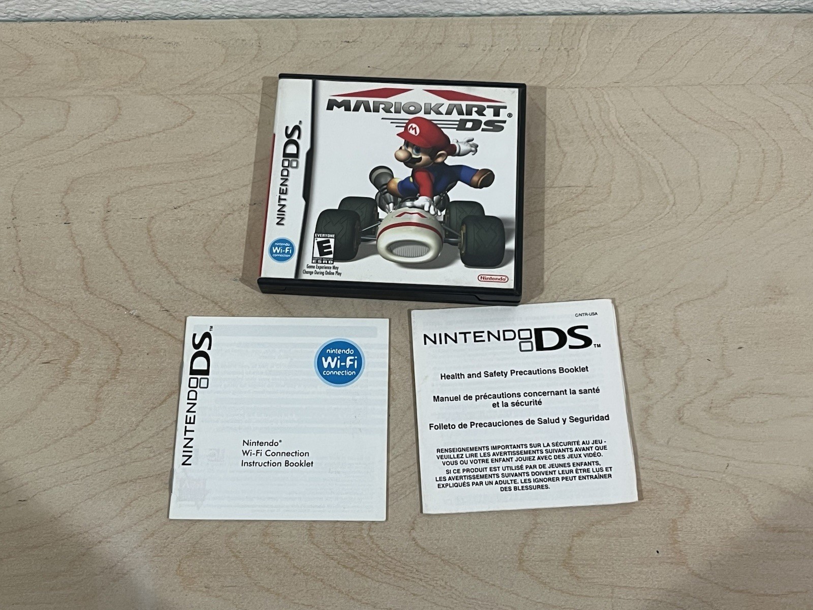 Nintendo Mario Kart DS Case and Inserts Only Official 2005 NO GAME