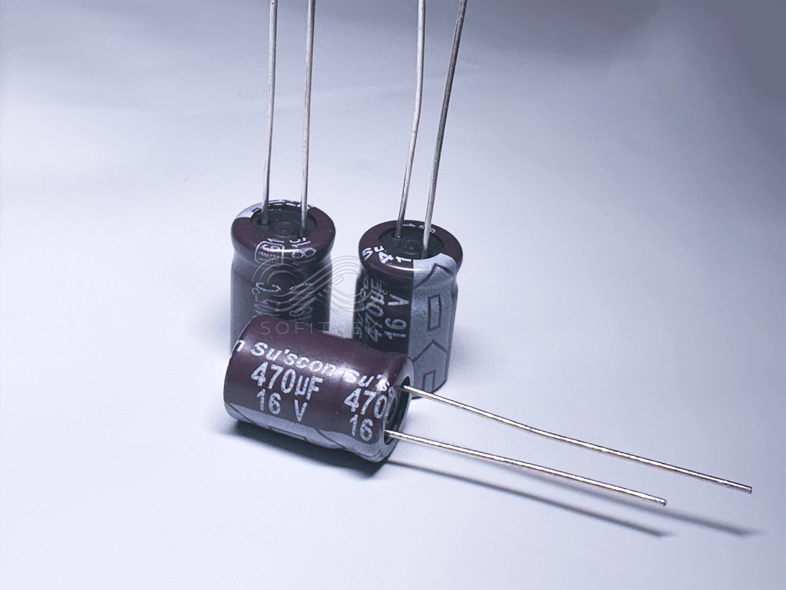 25PCS MG Suscon 470uF 16V 8x11.5mm Electrolytic Radial Capacitor Low Impedance