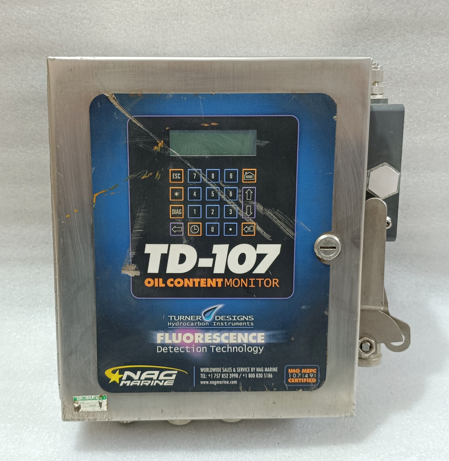 Nag Marine TD107C Oil Content Monitor Turner Designs 15PPM Fluorescence Sensor