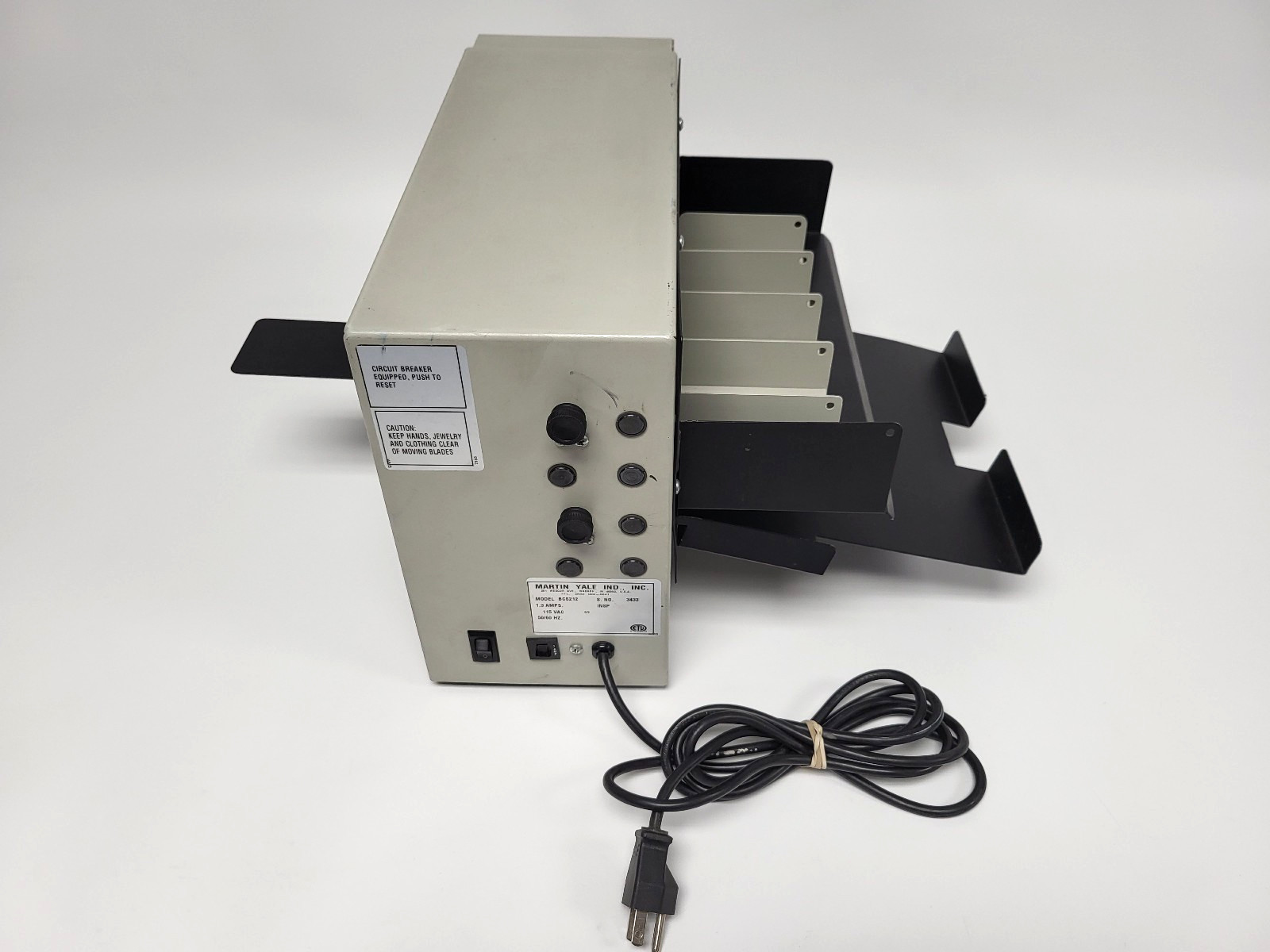 Martin Yale BCS212 Business Card Slitter Cutter 8.5x 11 in. Sheet Into 12 Cards