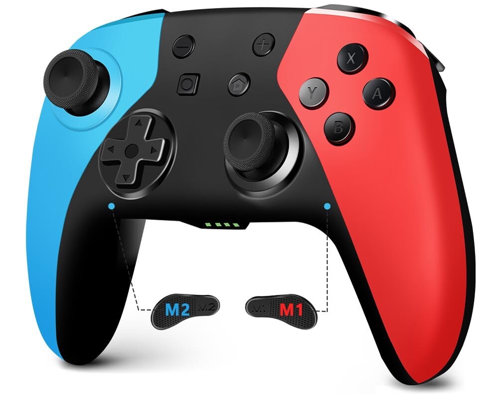 Wireless Switch Controller for Switch/Lite/OLED/Windows with Turbo/Vibration