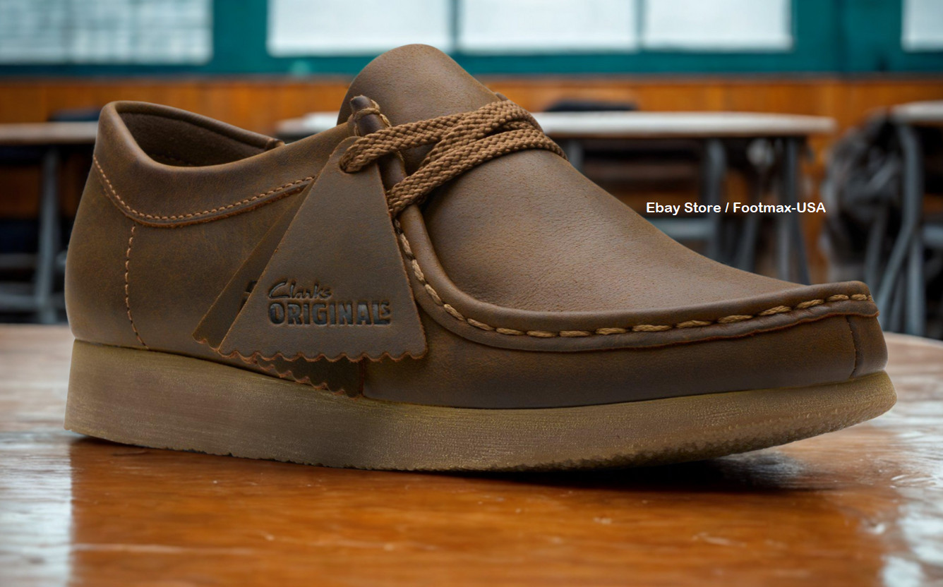 Clarks Kids / Juniors - Wallabee Beeswax