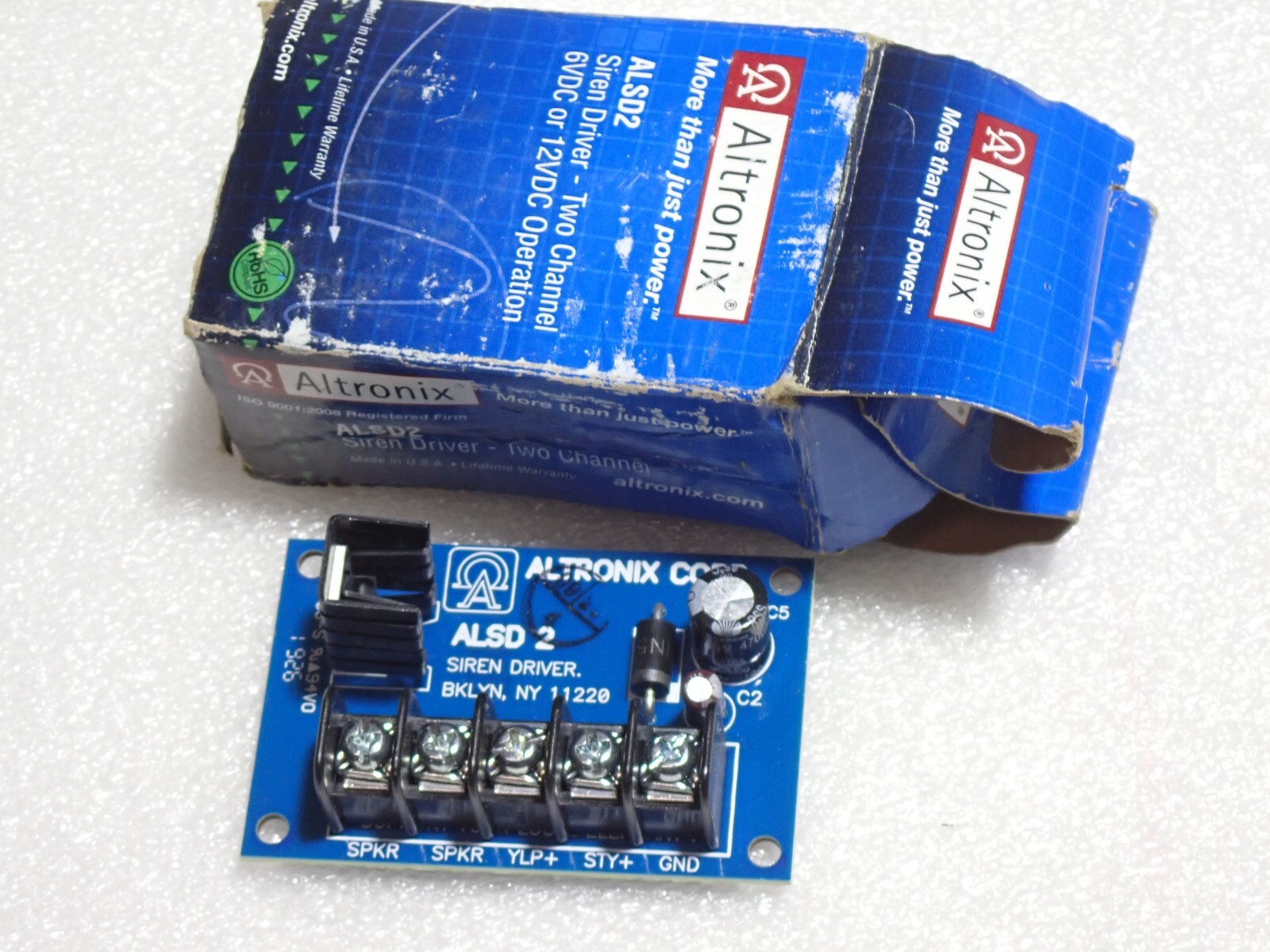 Altronix ALSD2 Dual Channel Siren Driver NEW