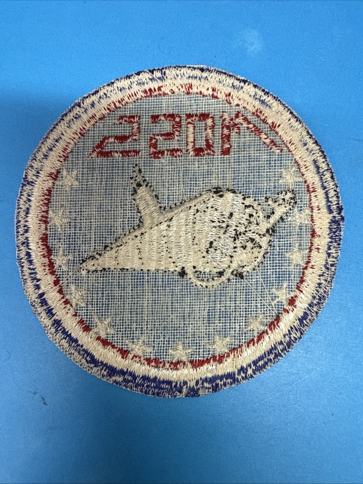 1970s "MOSS" Submarine Decoy System Twill Patch - US Navy. NOS.