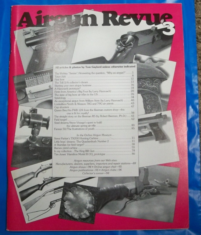 Book - Airgun Revue #3 by Tom Gaylord 1998