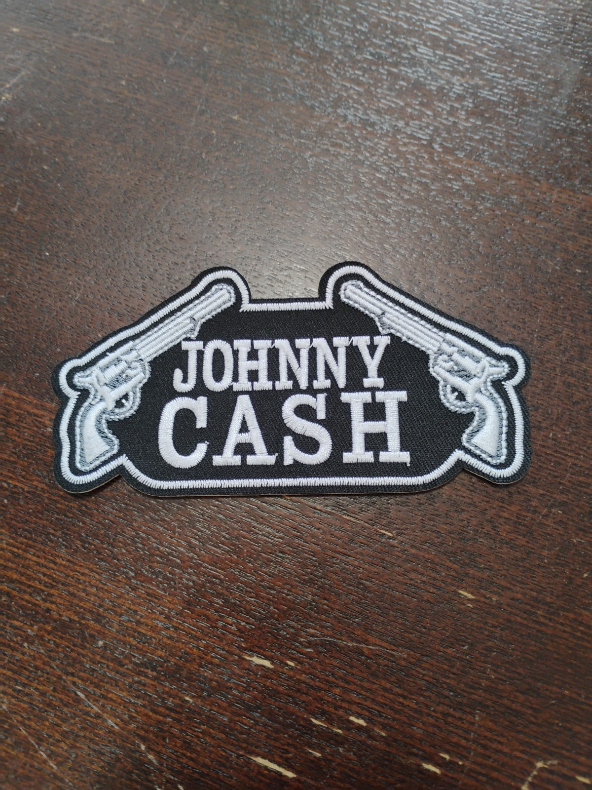 🎸🎸EMBROIDERED Johnny Cash  ROCK PATCH