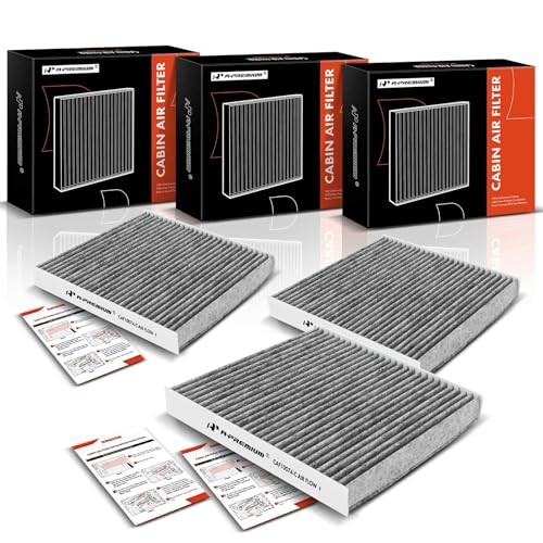 3 Pack Cabin Air Filter with Activated Carbon Compatible with Lexus Models -
