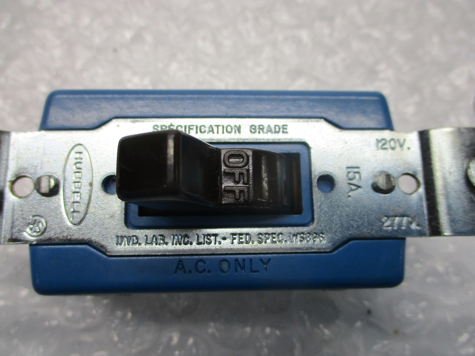 HUBBELL WS886 SWITCH NSNP