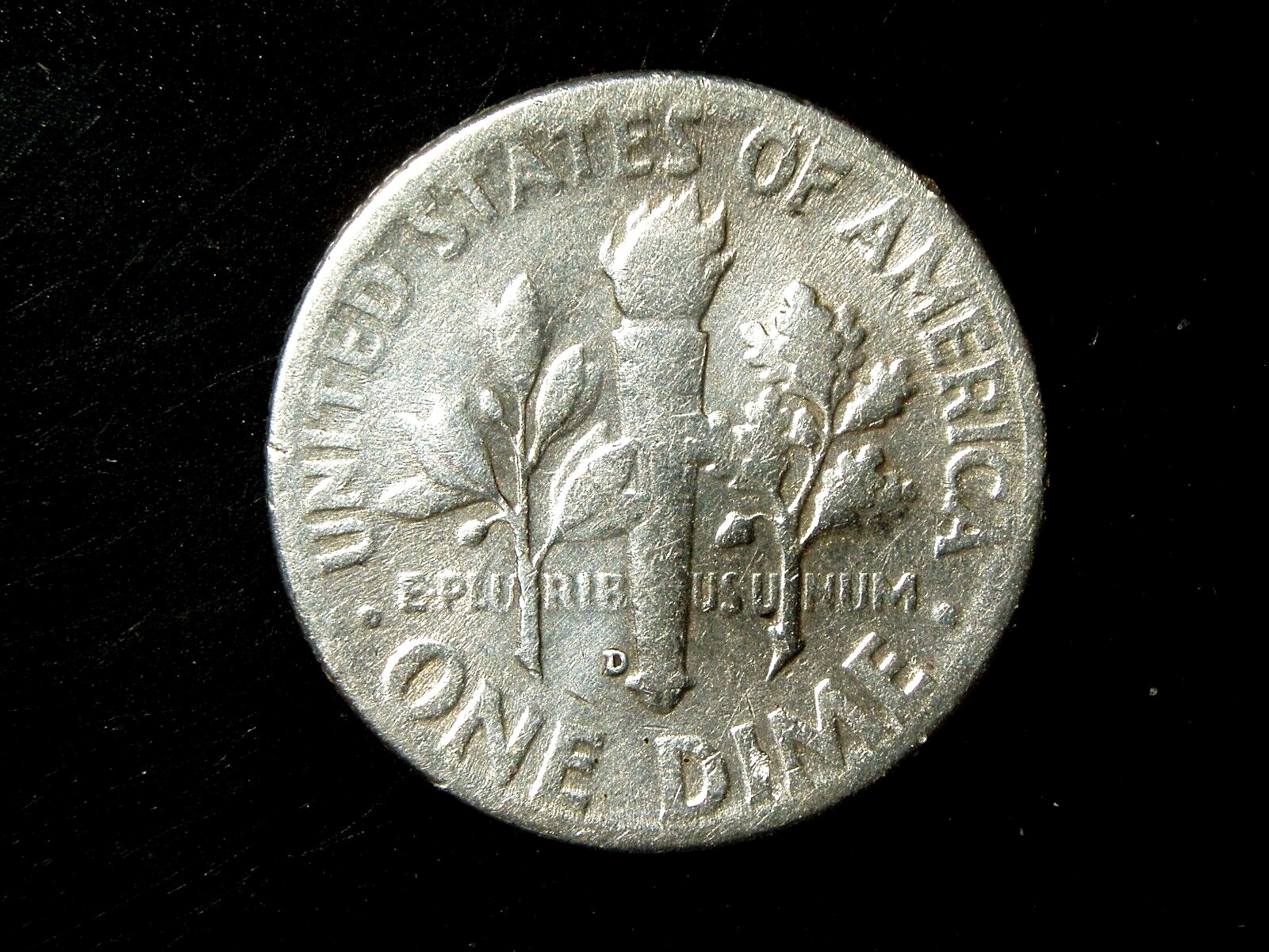 1950-D ROOSEVELT DIME # 15
