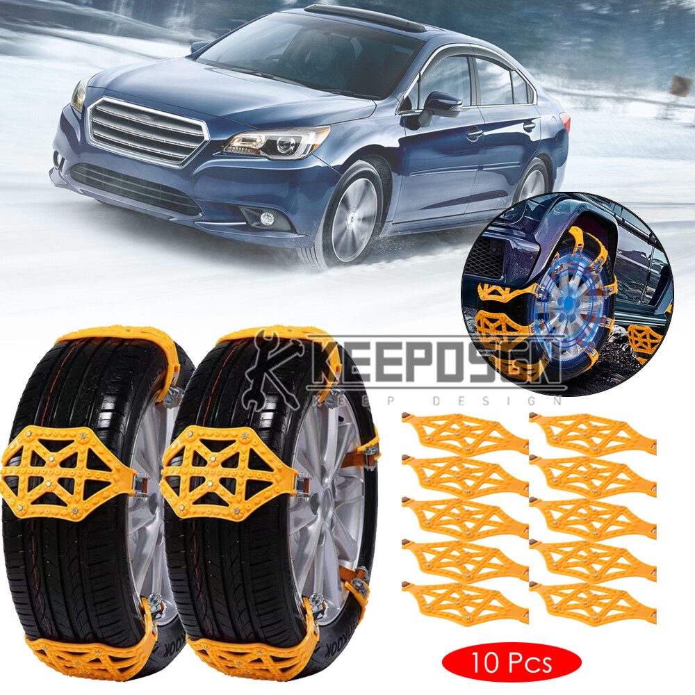 Wheel Snow Tire Chain Anti Skid Winter Emergency Mud Rain Safe for Subaru Legacy