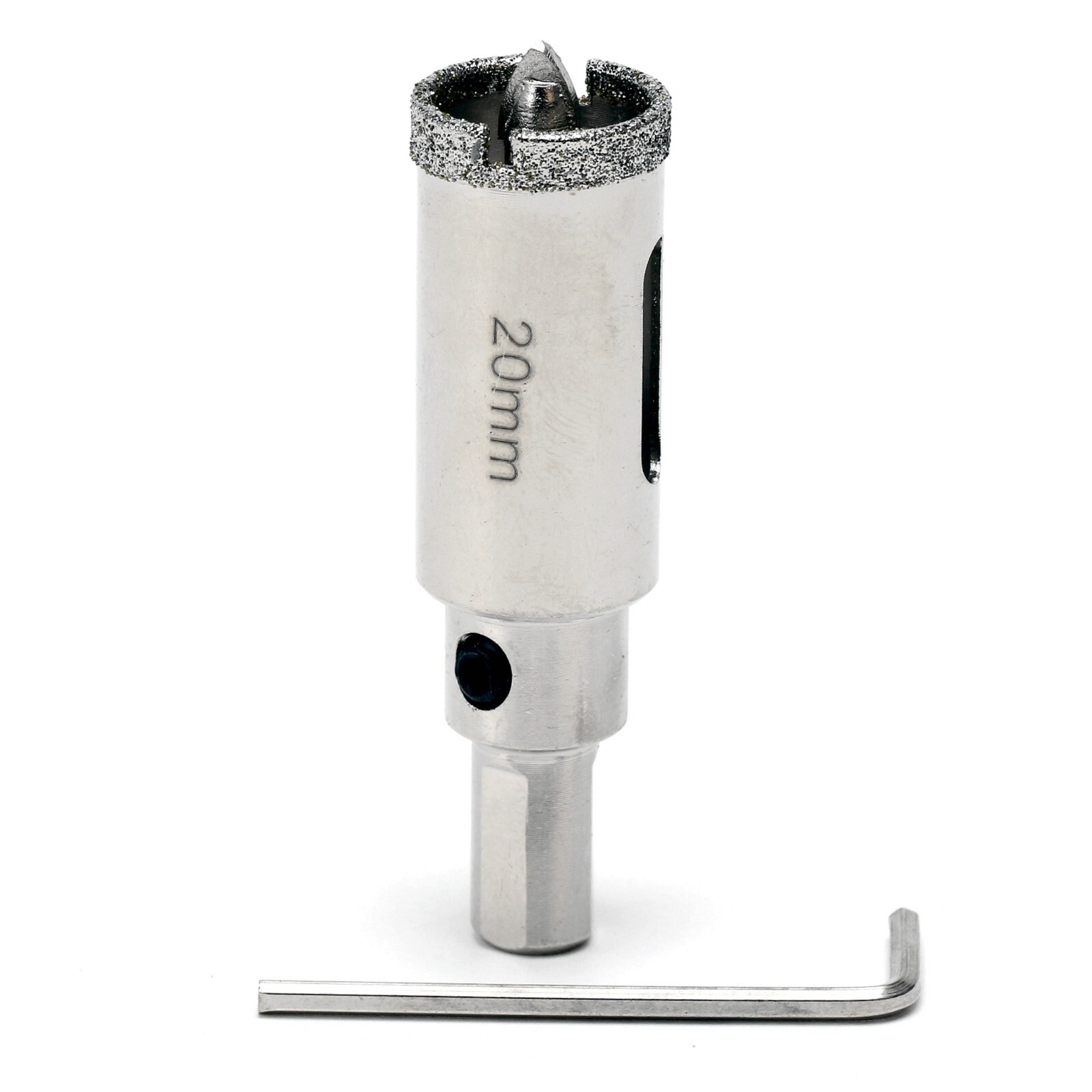 2Pcs 20mm Diamond Hole Saw 3/4" Tile Drill Bits Center Pilot Bit for Stone Glass