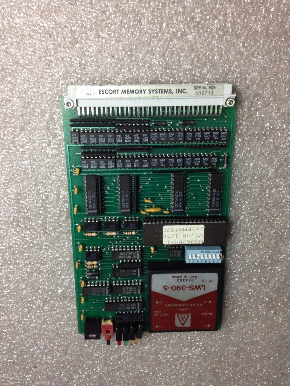 ESCORT MEMORY SYSTEMS  HS860BH-1 PC BOARD