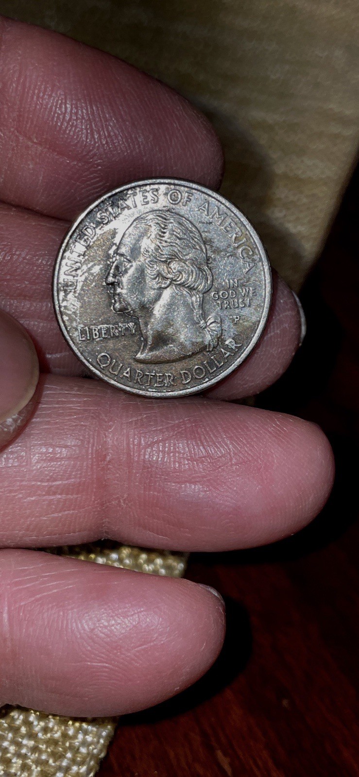 2001 P Quarter Error