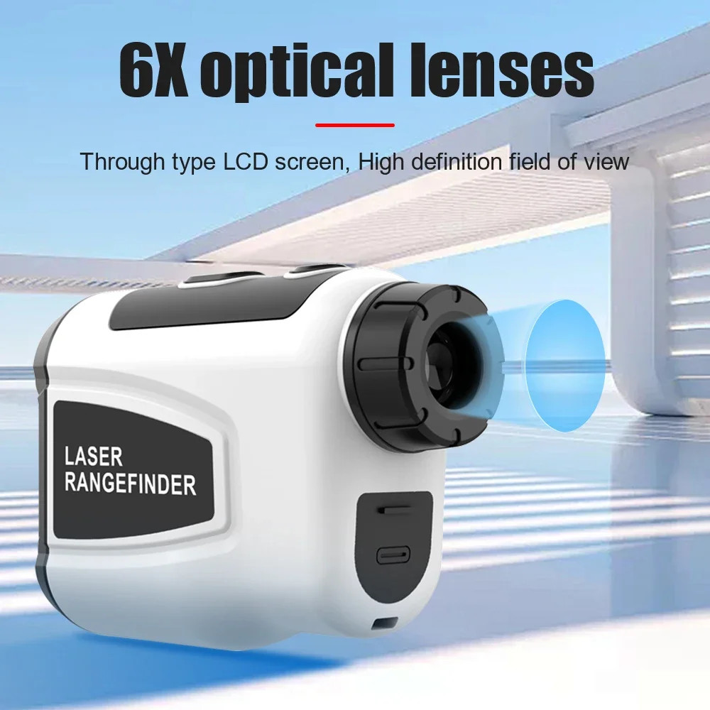 Golf Rangefinder with Slope 600M Laser Range Finder Monocular Telescope
