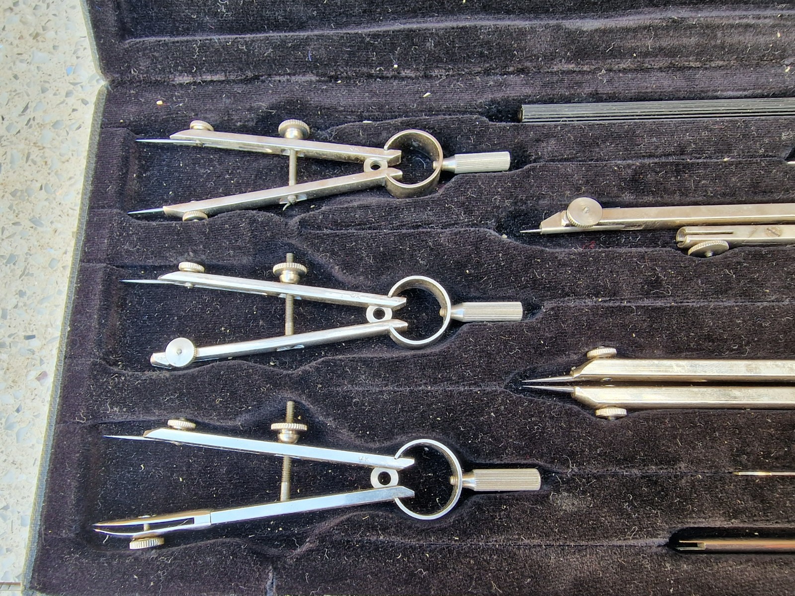 Vintage Jakar Drawing / Draughtsman Instruments Set S.100 Scientific Technical