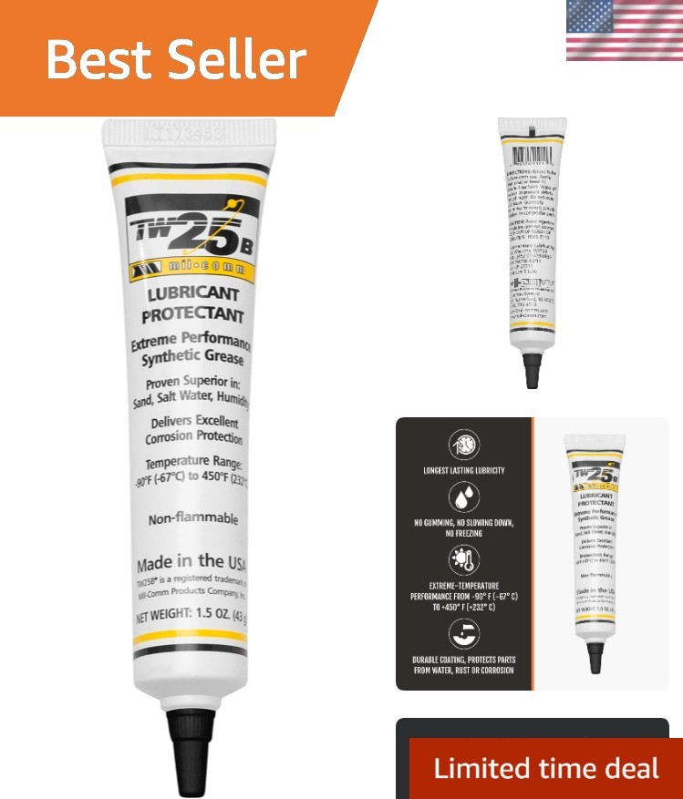 TW25B Gun Lubricant - 1.5 oz Tube for Maximum Efficiency & Reduced Maintenance