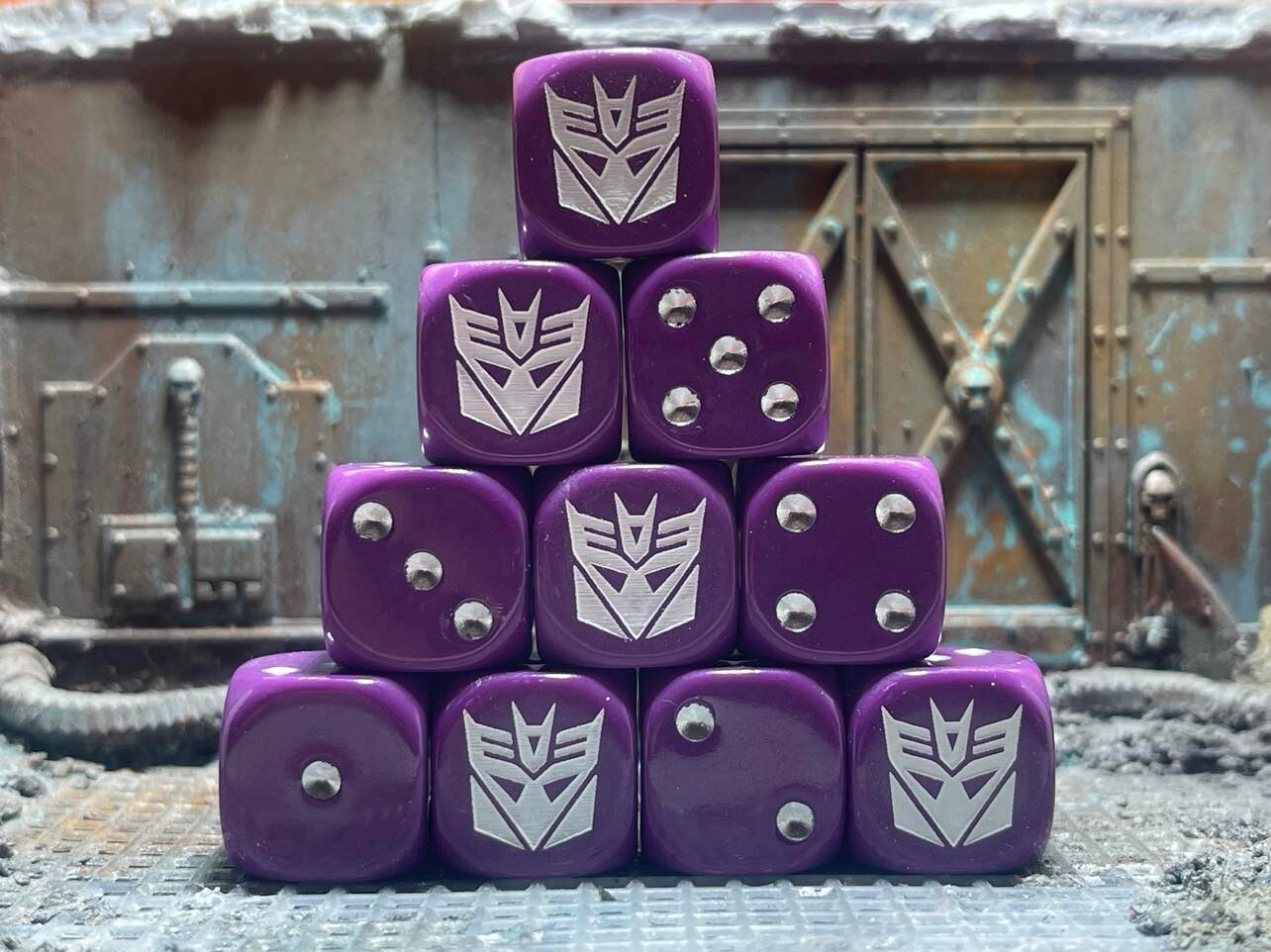 Decepticons Custom Made Dice