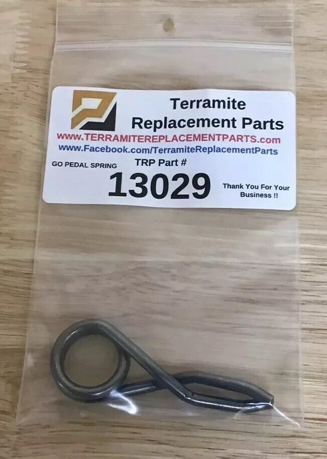 Terramite OEM Pedal Spring 13029 Fits All Terramite Backhoes MADE in the USA