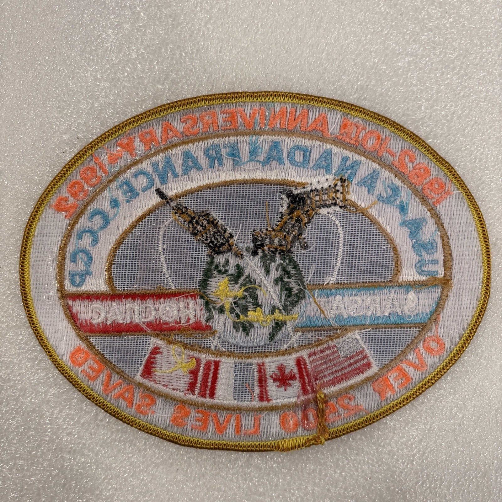 COSPAS-SARSAT 10th Anniversary (1982–1992) patch