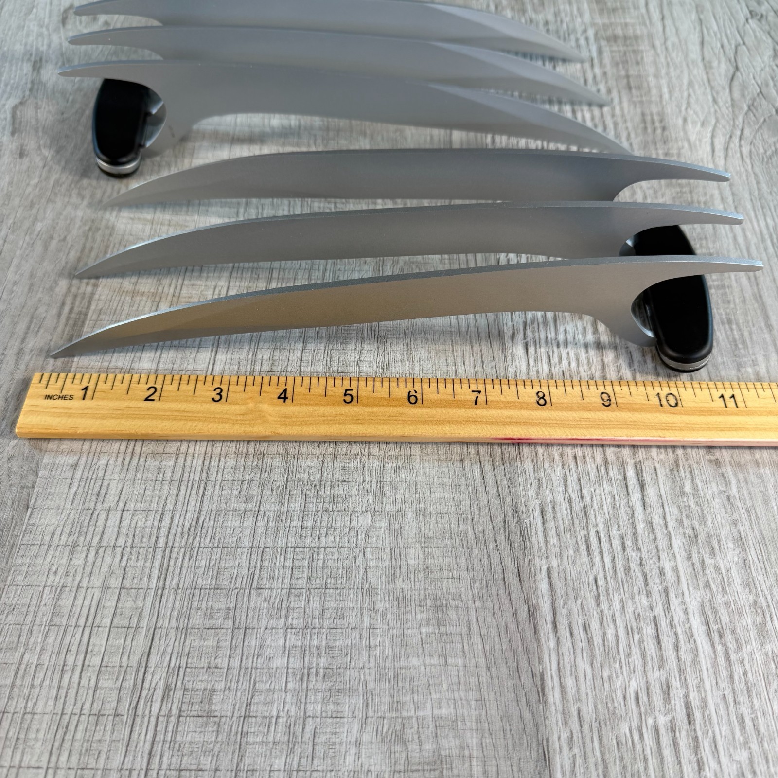 True Claw Stainless Steel Wolverine Claws X-Men Cosplay Prop Pair Marvel Logan