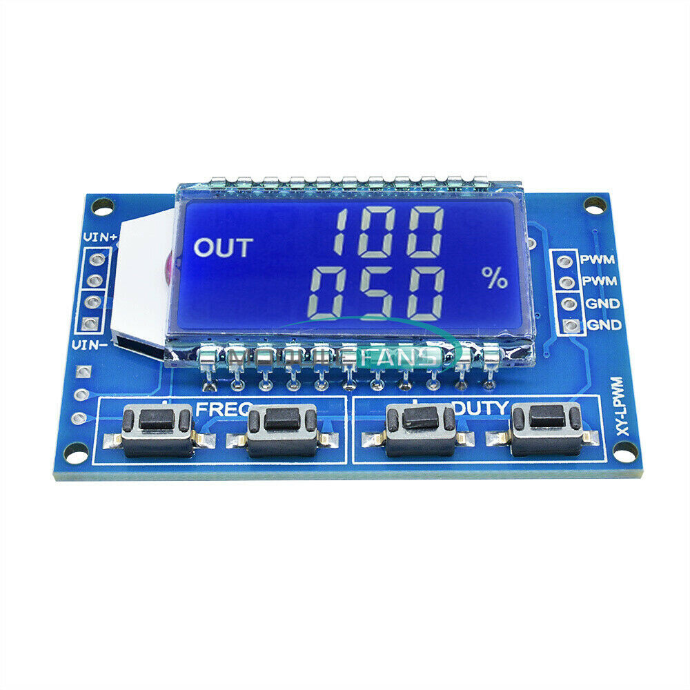 Signal Generator PWM Pulse Frequency Duty Cycle Adjustable Module LCD Display