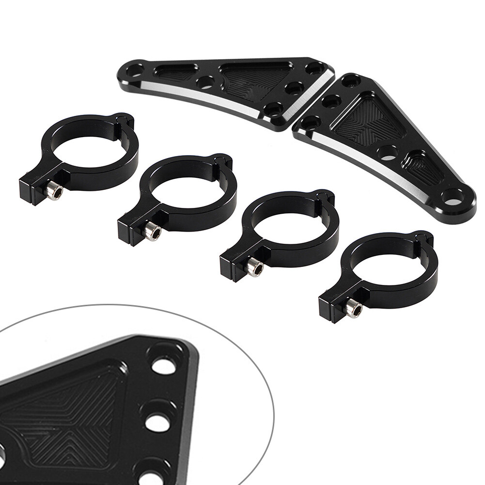 Motorbike Headlight Mount Bracket For Harley 41mm Fork Tubes