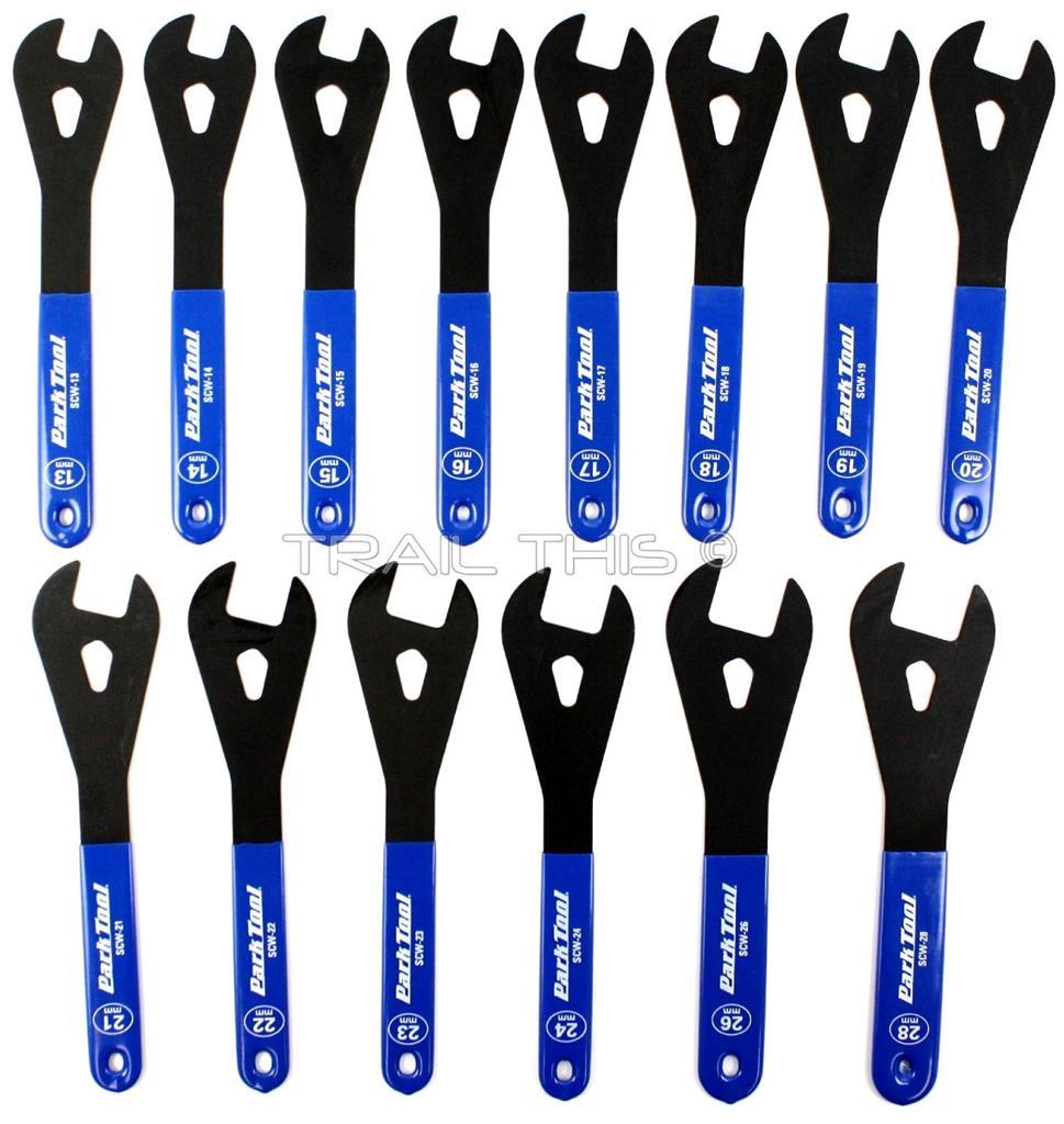 Park Tool SCW-SET.3 14-Piece Pro Bicycle Shop Cone Wrench Set 13-24mm 26mm 28mm