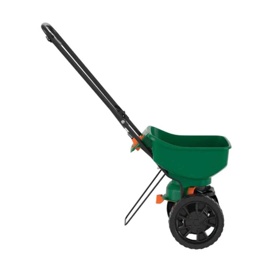 Turf Builder Edgeguard Mini Broadcast Spreader for Seed,Fertilizer,Salt,Ice Melt