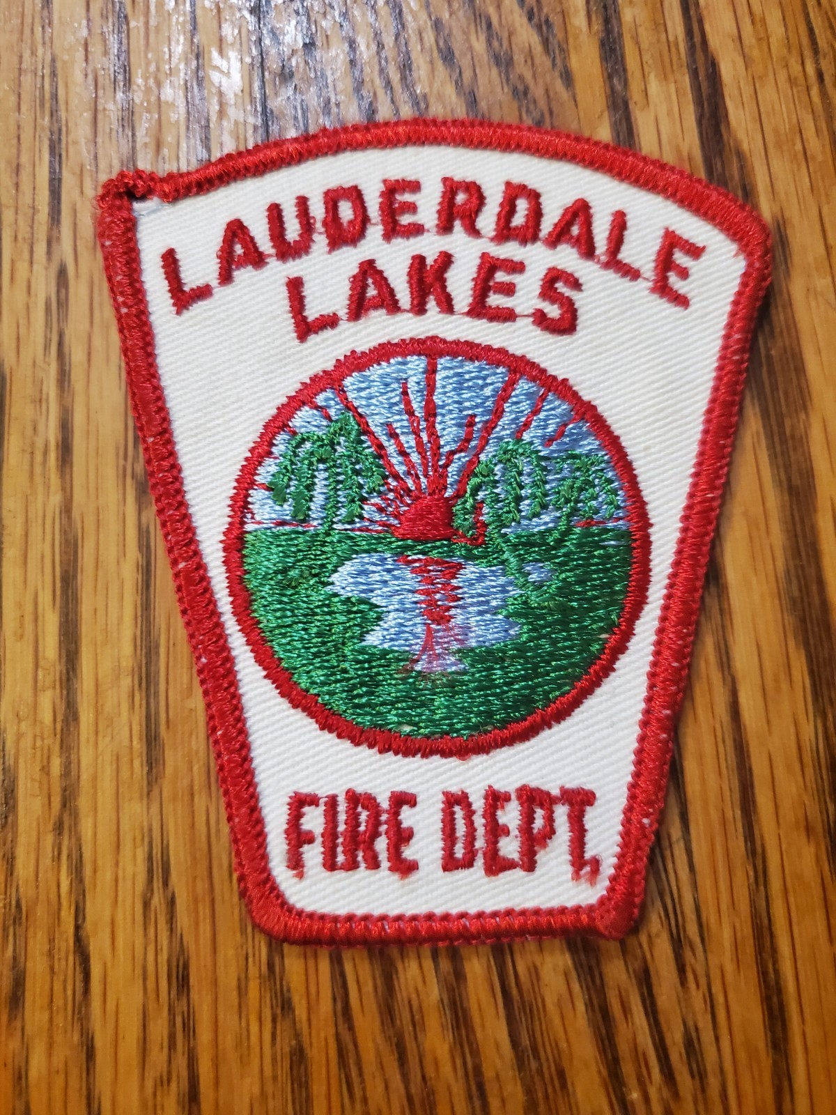 Vintage Lauderdale Lakes Fire Department patch