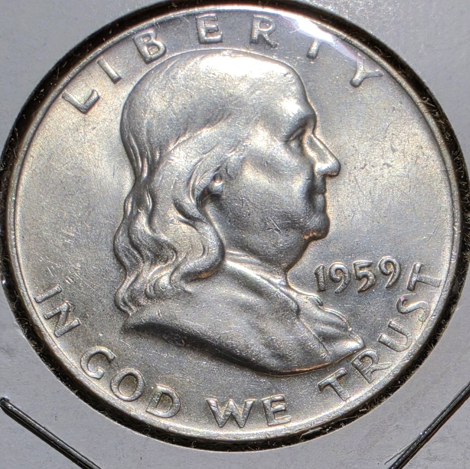 1959-D Franklin Half Dollar 90% Silver Denver Mint Choice BU Gem UNC