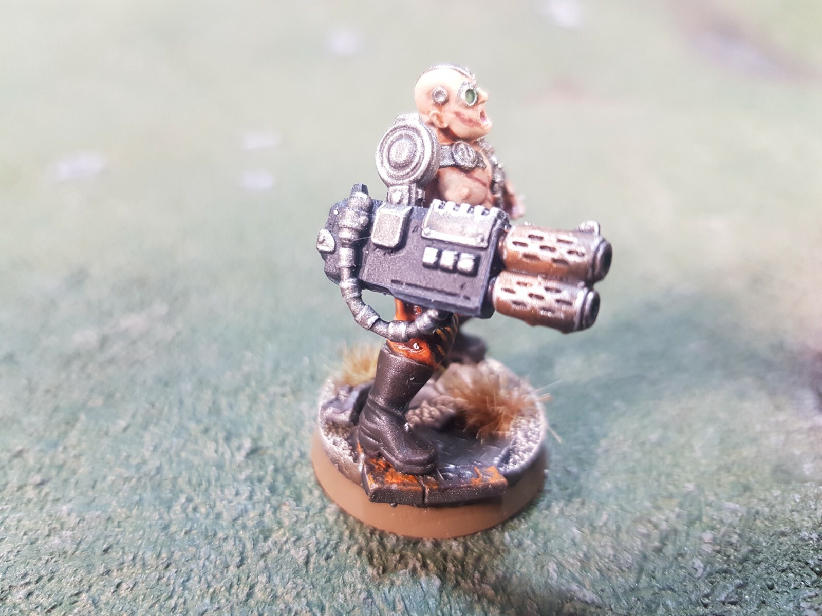 Cyborg With Melta Weapon Fits Servitor