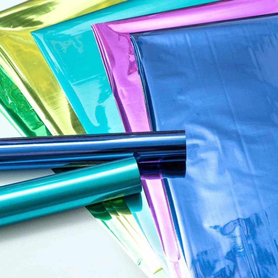 American Crafts,Peacock Foil Sheets 12" x 12" - Foil Quill (3 Pack)