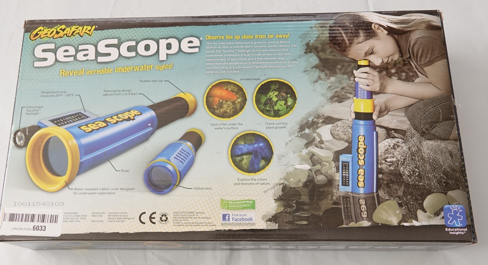 Educational Insights GeoSafari SeaScope without flash light