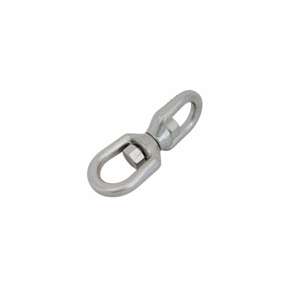 4 Pcs 316 Stainless Steel Drop Forged Mil-Spec 1/4" Eye Eye Swivel 900 Lb WLL
