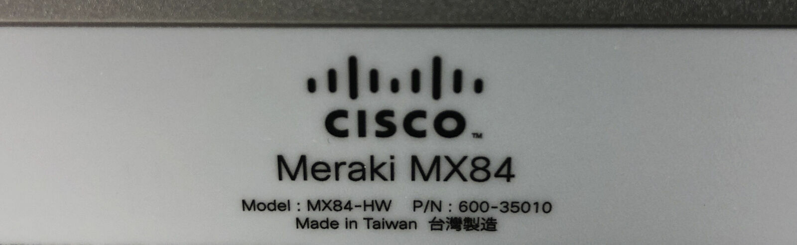 Cisco Meraki MX84-HW Cloud Managed Security Appliance UNCLAIMED - SAME DAY SHIP