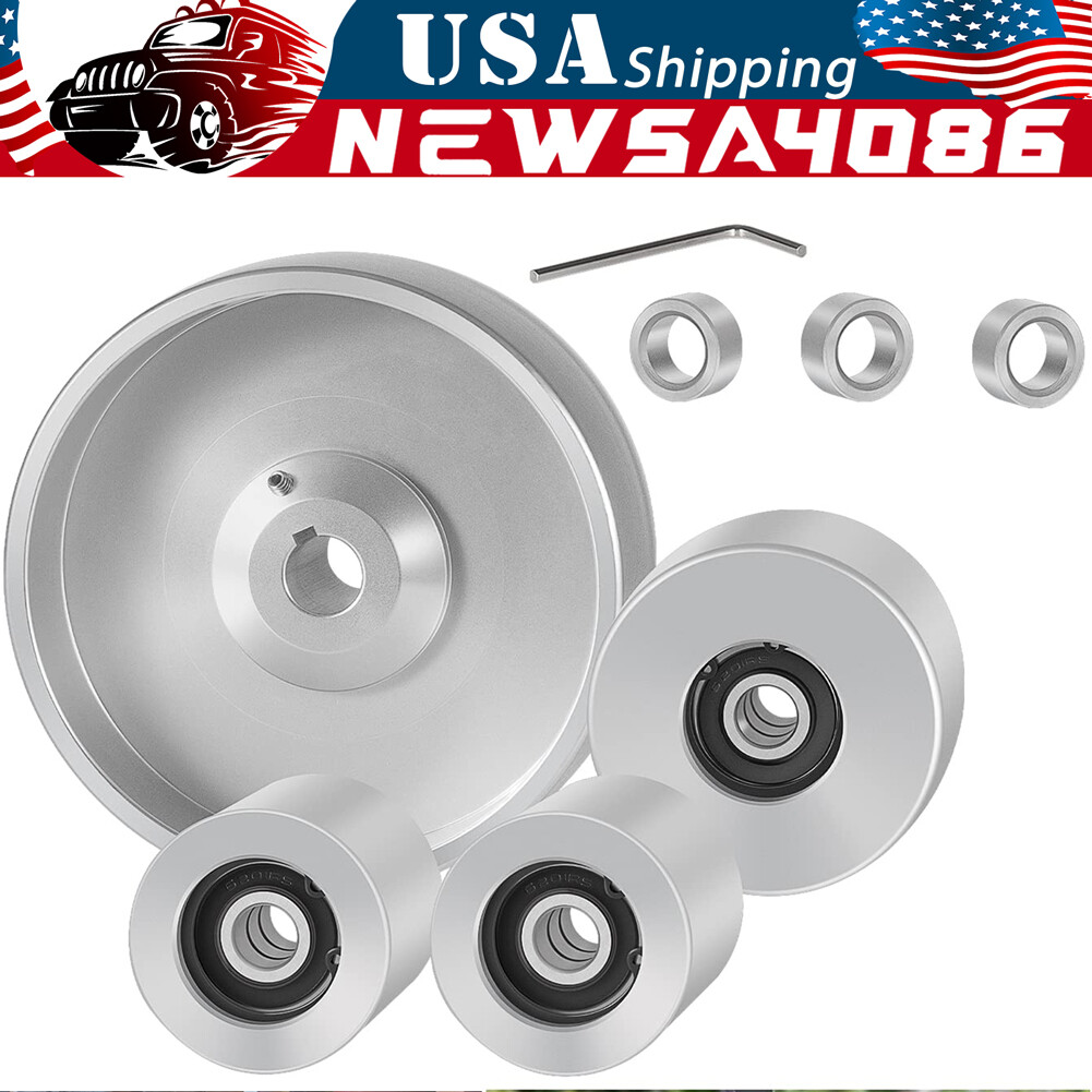 2" x 72" Wheel Set Complete Belt Knife Grinder Wheel Set for Knife Grinder