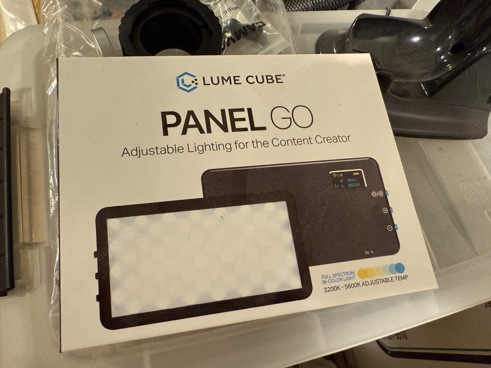 LUME CUBE BROADCAST LIGHTING KIT  LIVE STREAMING, VIDEO CONFERENCING NEW IN BOX