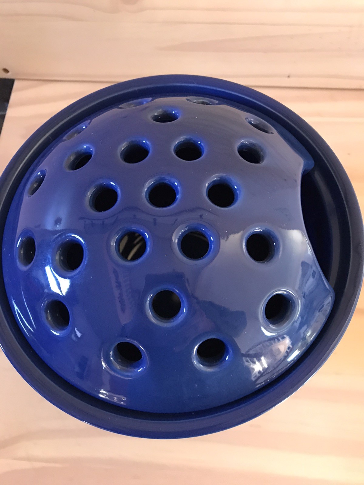Hampton direct Inc. navy blue flower pot
