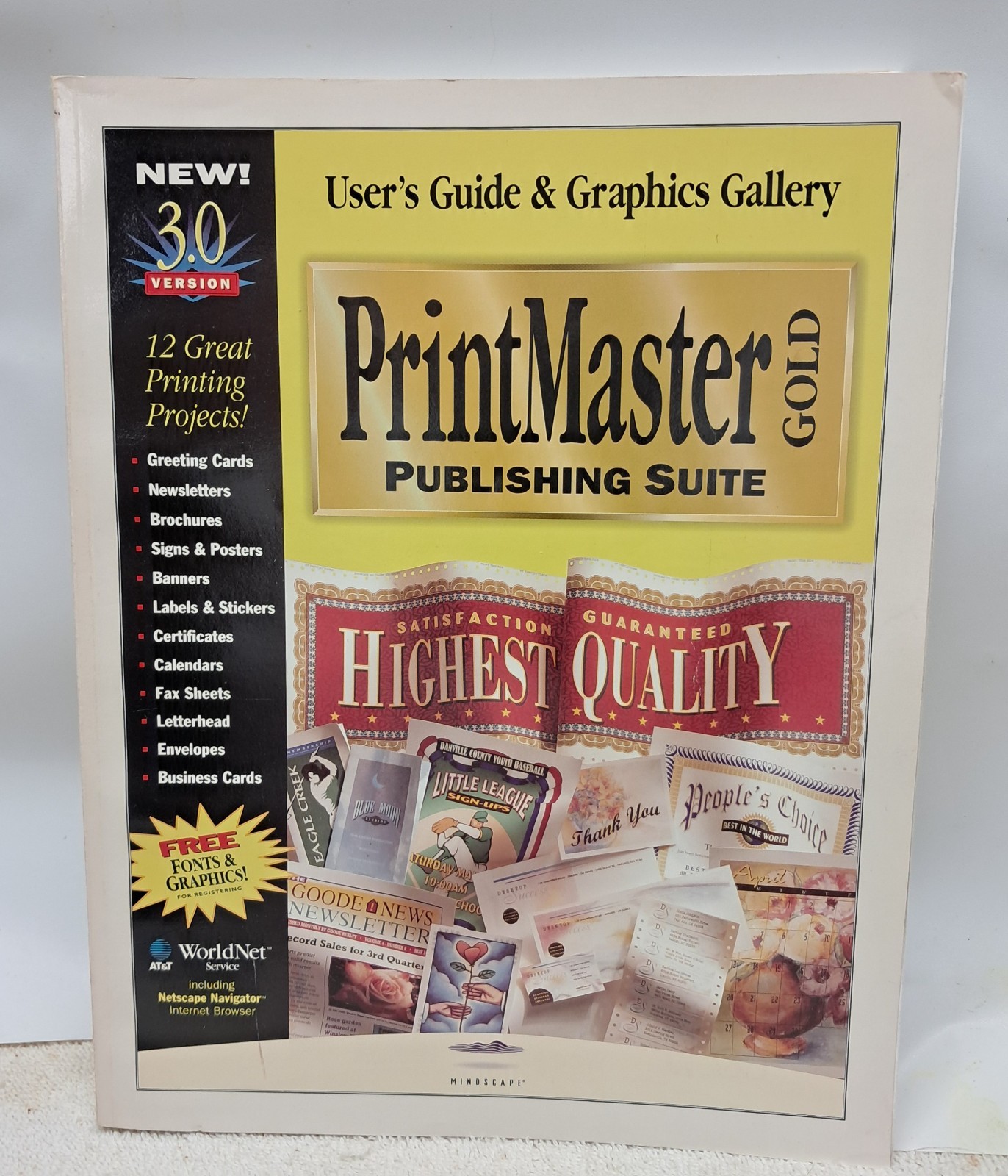 PrintMaster Gold 3.0 User's Guide, Version 3 Publishing Suite