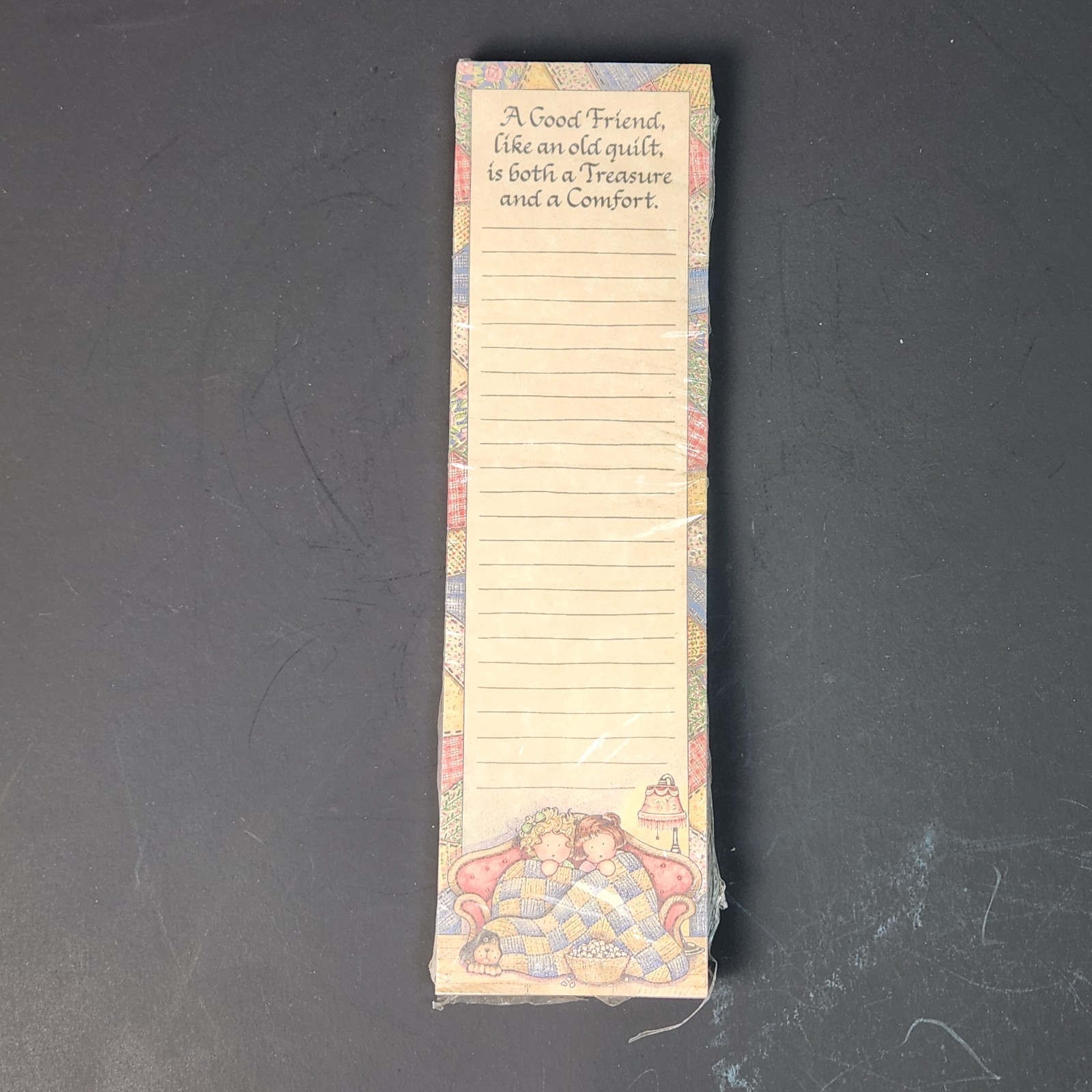 Vintage Babbling Brook Best Friends Magnetic List Pad 9-1/2" x 2-3/4" (1999) NEW