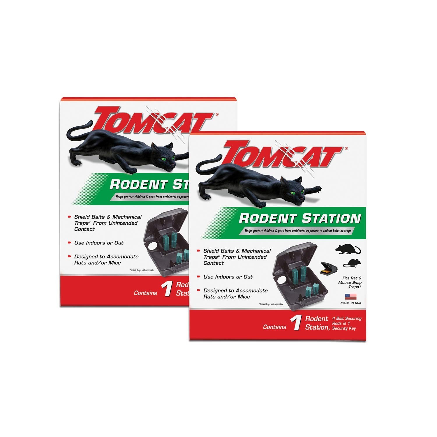 Tomcat Rodent Station.  2-Pack