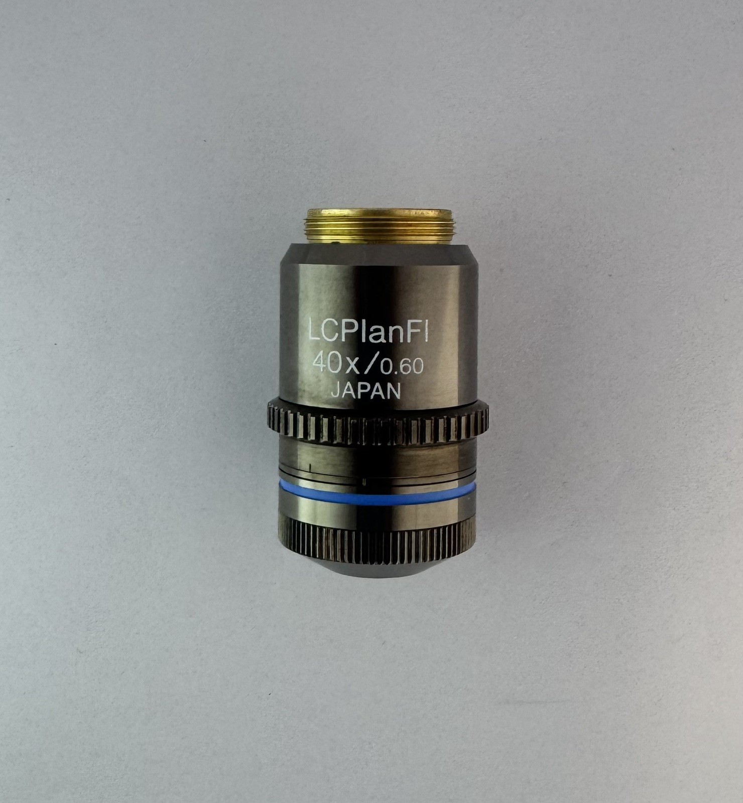 Olympus LCPlanFl 40×/0.60 ∞/0 Microscope Objective Lens-Correction Collar RMS