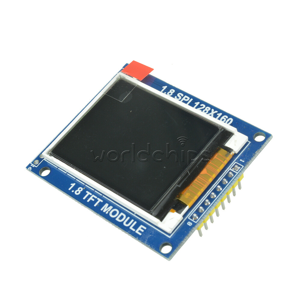 1.8" Serial SPI TFT LCD Module Display With PCB Board ST7735B IC New