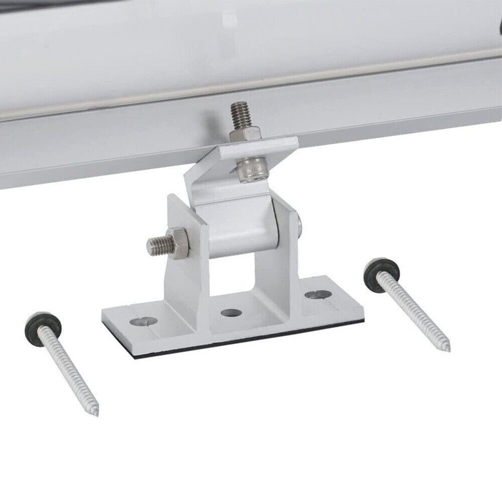Solar Panel Rotatable Elevation With Angle-Bracket Roof Mounting Attachment -new