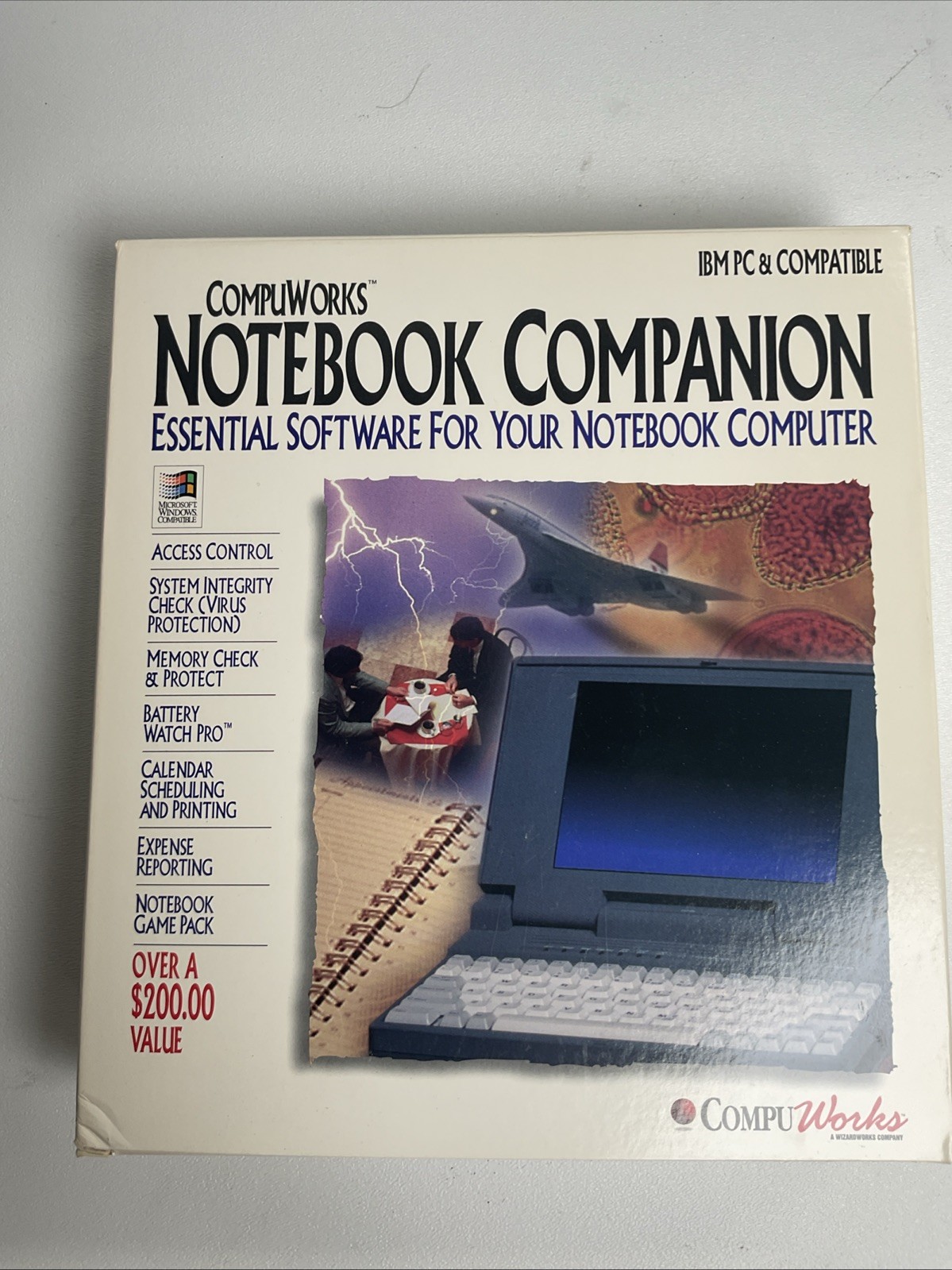 CcompuWorks Notebook Companion Windows & DOS Compatible Used